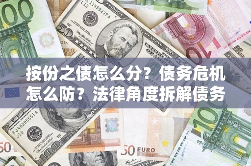 济南按份之债怎么分？债务危机怎么防？法律角度拆解债务分配与风险自保指南