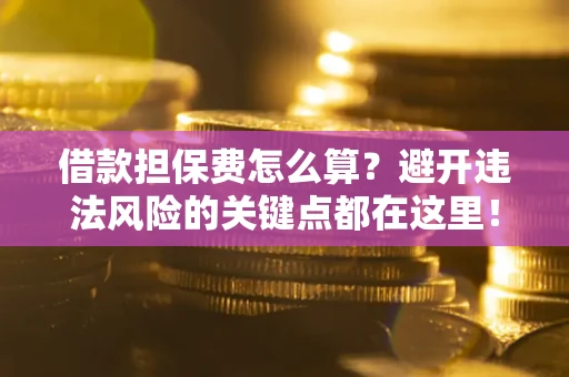 济南借款担保费怎么算？避开违法风险的关键点都在这里！