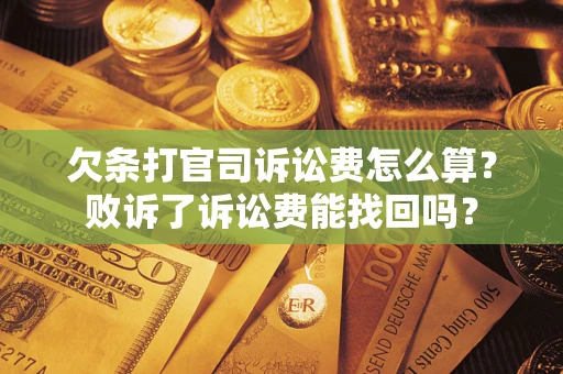 济南欠条打官司诉讼费怎么算？败诉了诉讼费能找回吗？